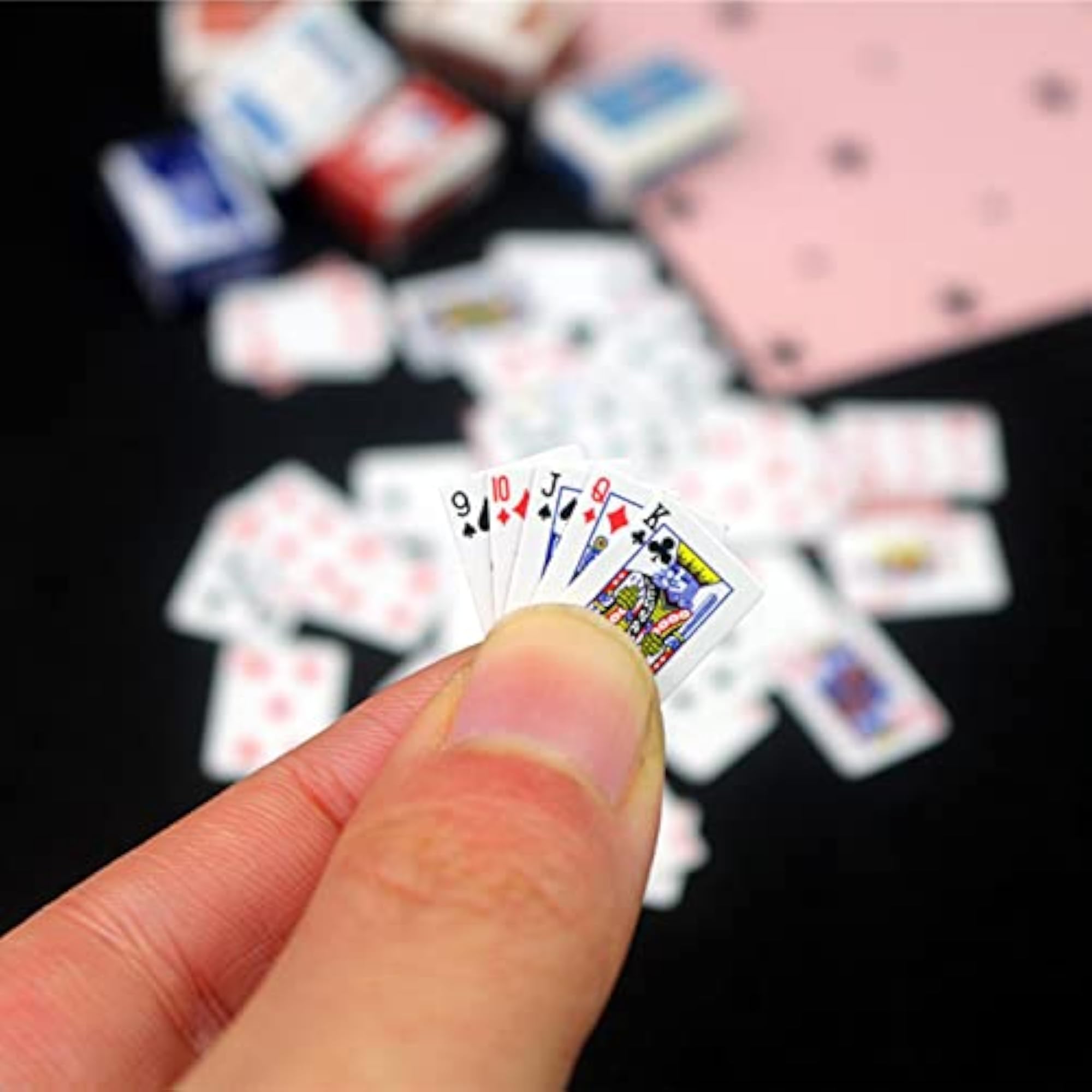 Miniature Poker Dollhouse Playing Cards, 1 Deck